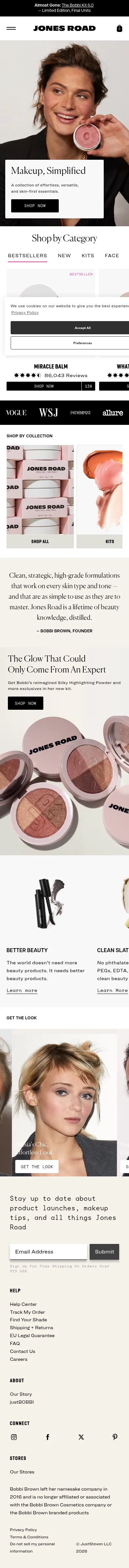 jonesroadbeauty.com on mobile