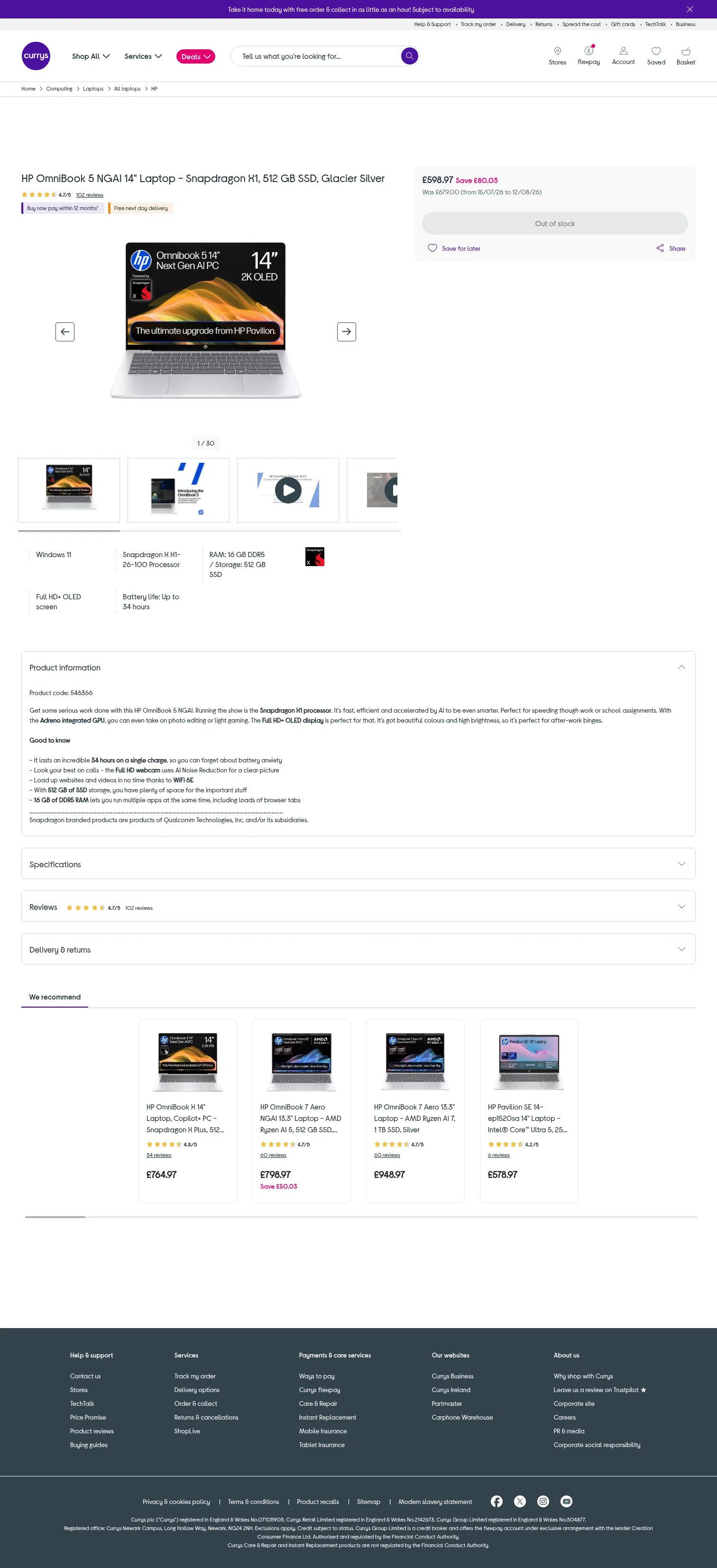 Snapdragon landing page