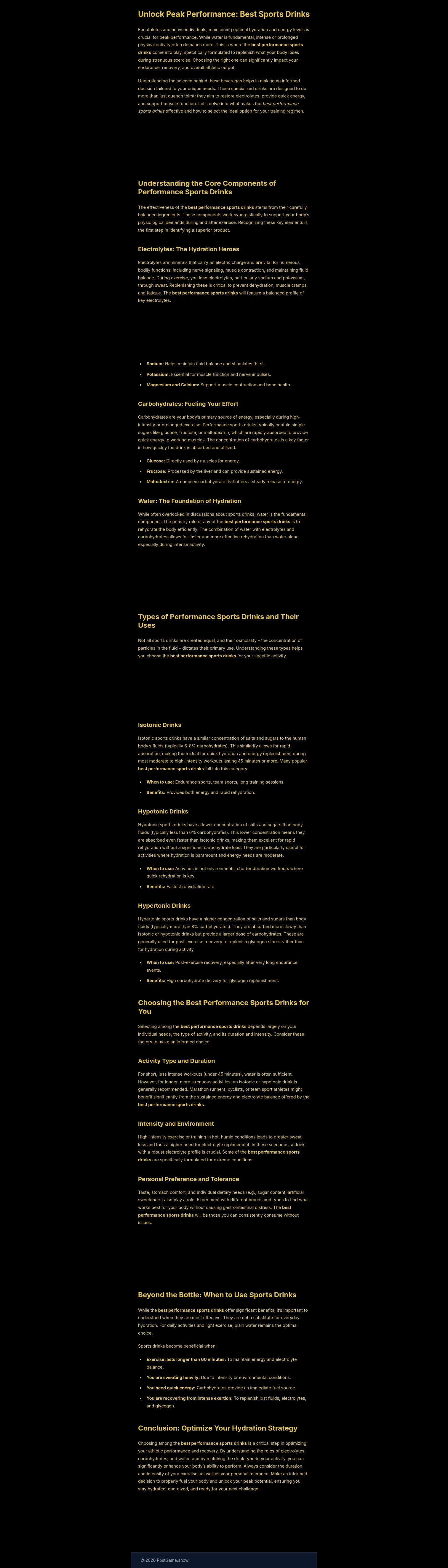 gatorde.com on desktop, full screenshot