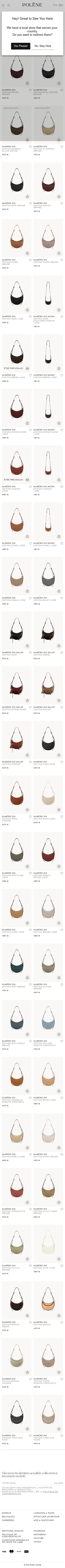 polene-paris.com/collections/numero-dix on mobile, full screenshot