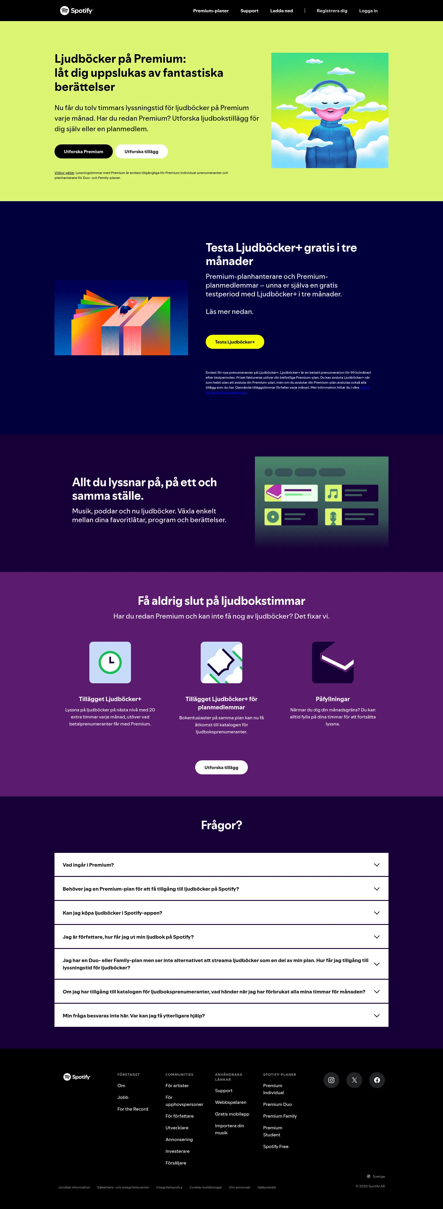 spotify.com/se/audiobooks on desktop, full screenshot
