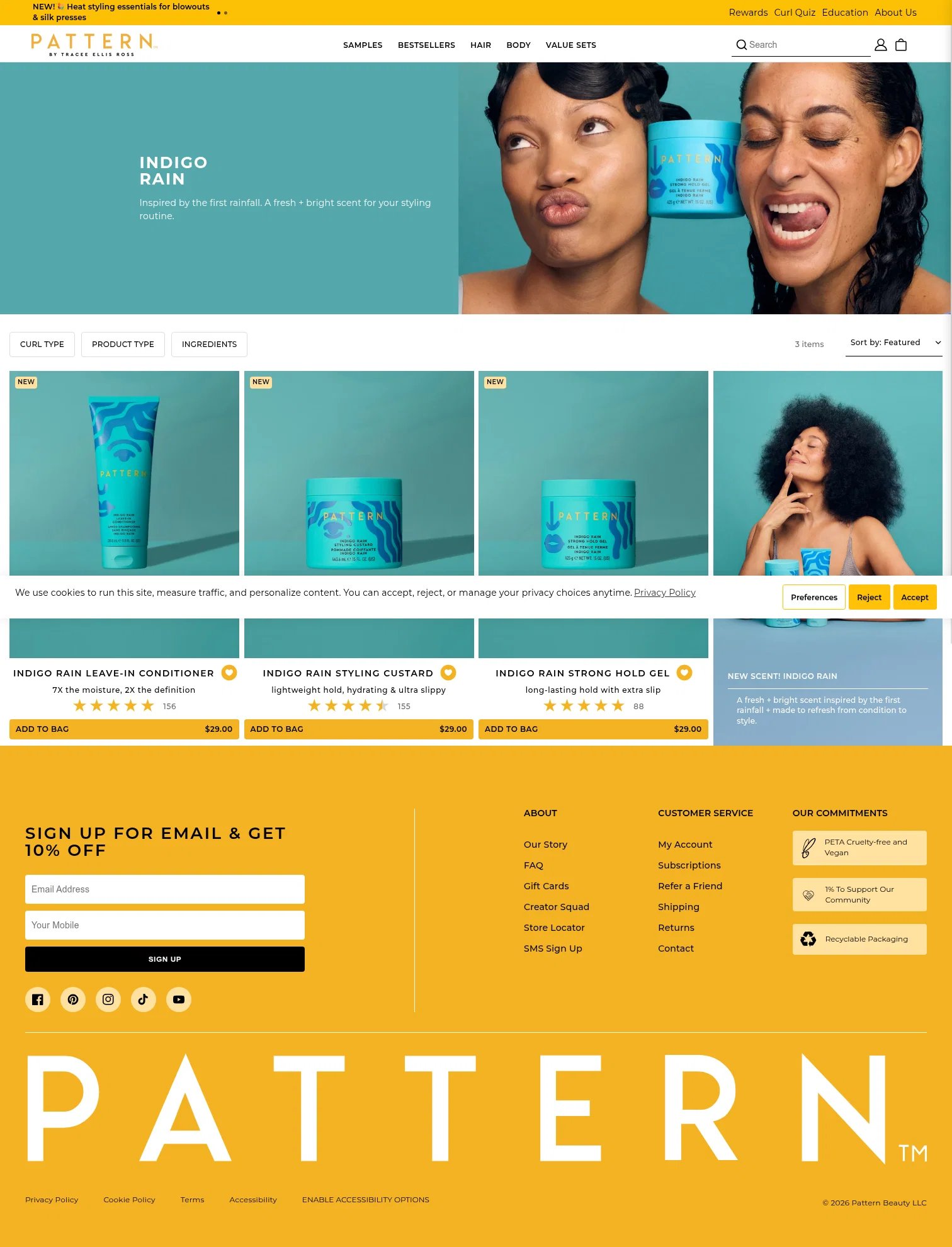 patternbeauty.com/collections/indigo-rain on desktop