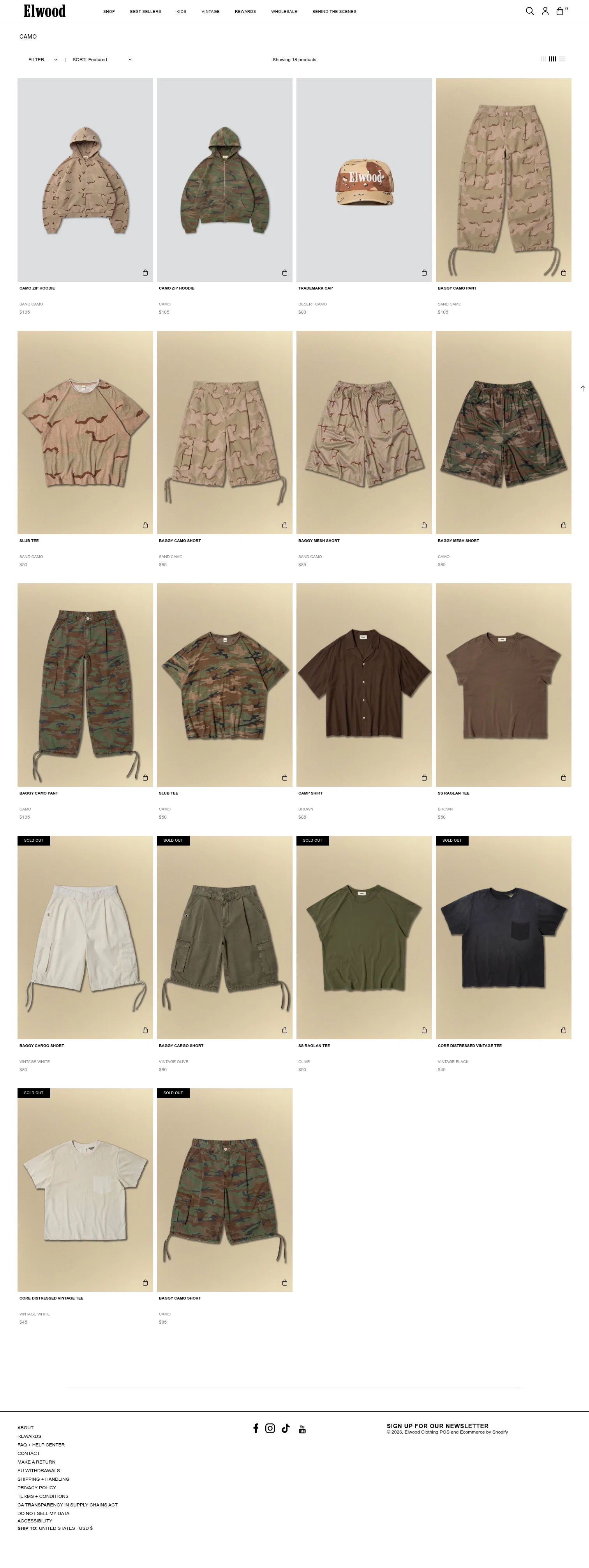 elwoodclothing.com/collections/camo on desktop