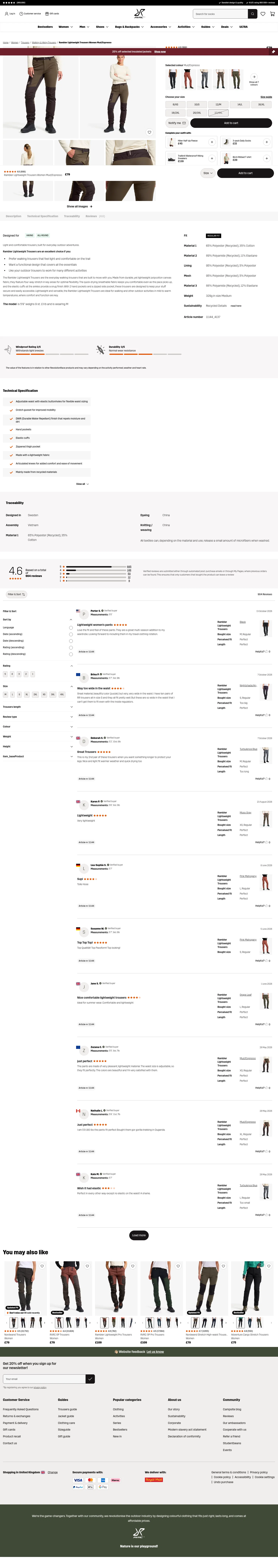 revolutionrace.co.uk/women/trousers/walking-hiking-trousers/rambler-lightweight-pants-women on desktop