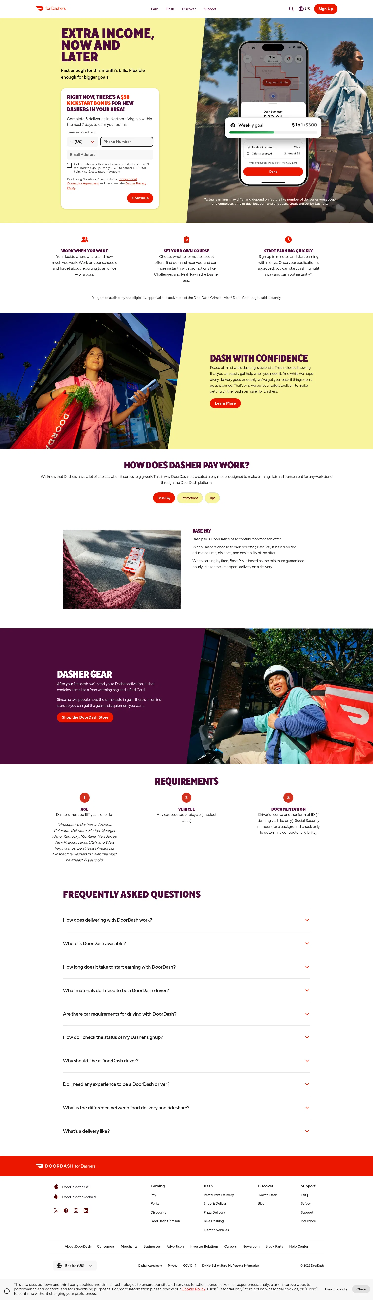 dasher.doordash.com/en-us on desktop, full screenshot