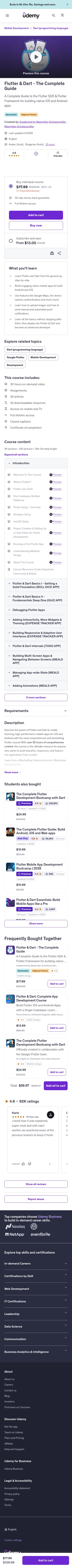 udemy.com/learn-flutter-dart-to-build-ios-android-apps on mobile