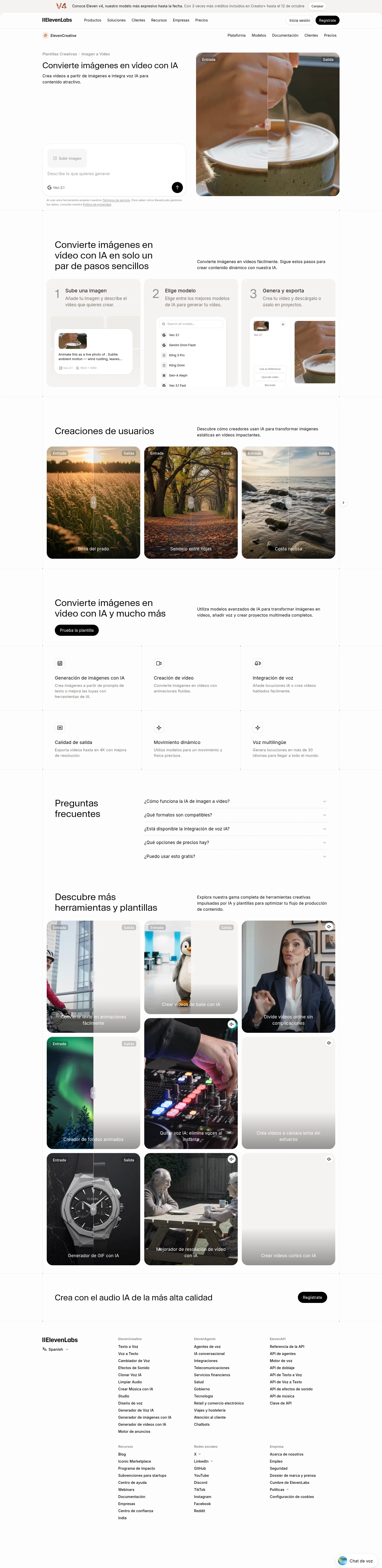 elevenlabs.io/es/image-video on desktop