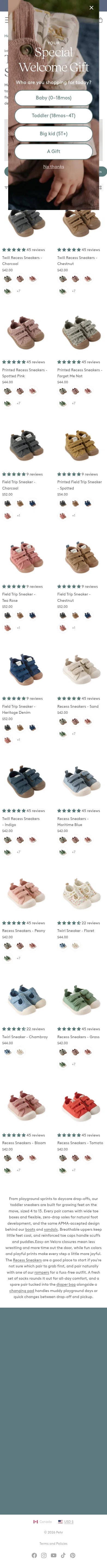 pehr.com/collections/toddler-sneakers on mobile