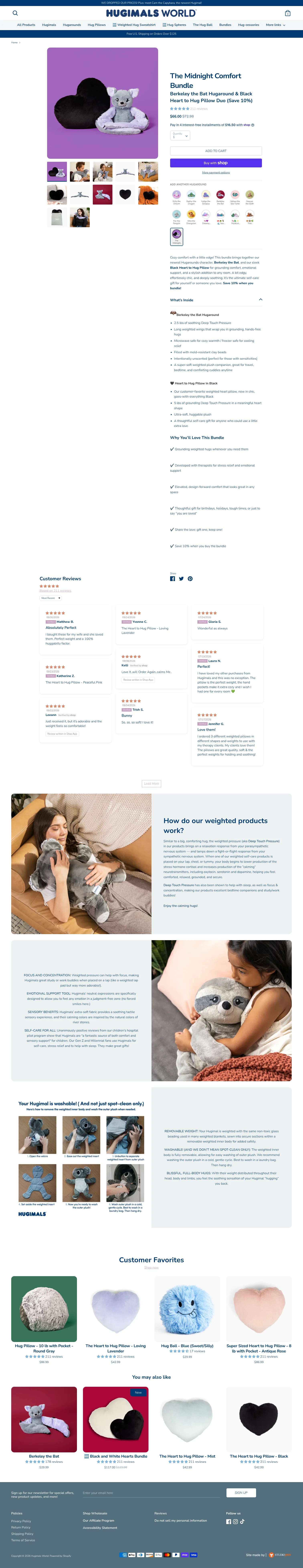 Hugimals World landing page