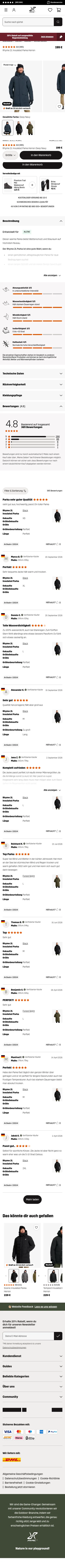 revolutionrace.de/herren/jacken/winterjacken/rhyme-2l-insulated-parka-men on mobile
