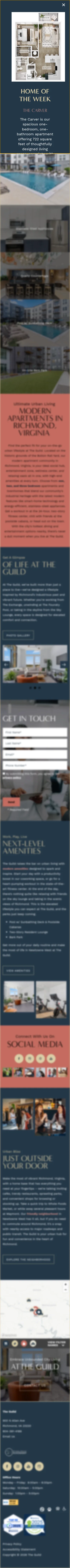 theguildrva.com on mobile