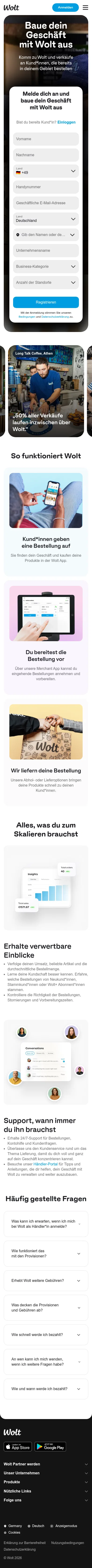 merchant.wolt.com/de/deu on mobile, full screenshot