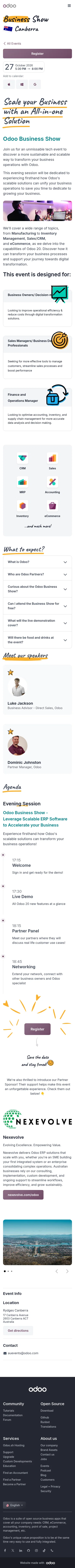 odoo.com/event/canberra-business-show-2026-12078/register on mobile