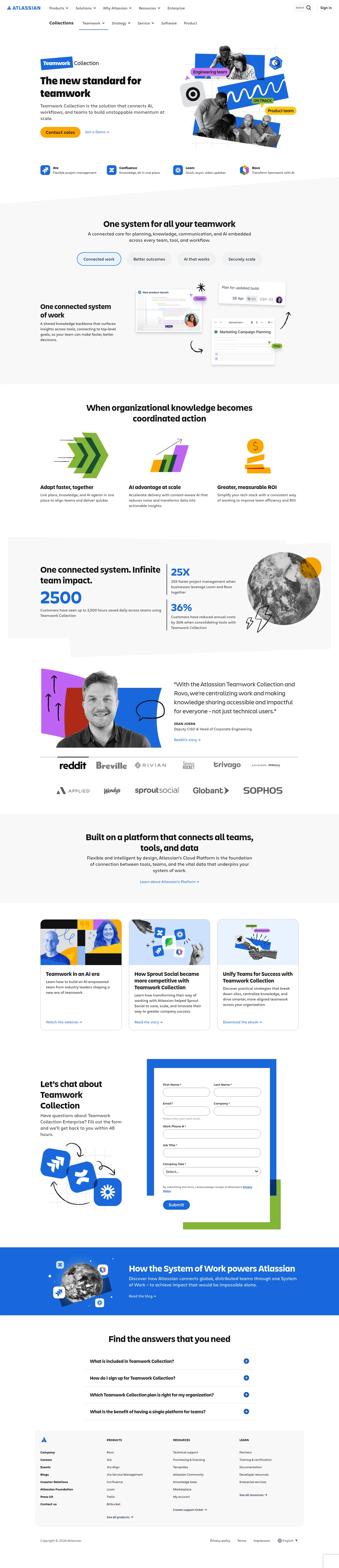 atlassian.com/collections/teamwork/enterprise on desktop