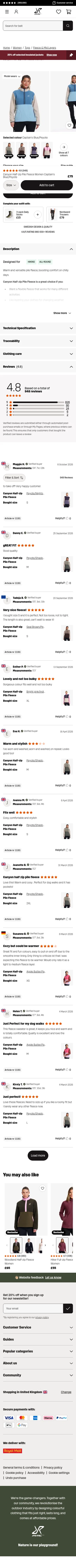 revolutionrace.co.uk/women/tops/fleece/canyon-half-zip-pile-fleece-women on mobile