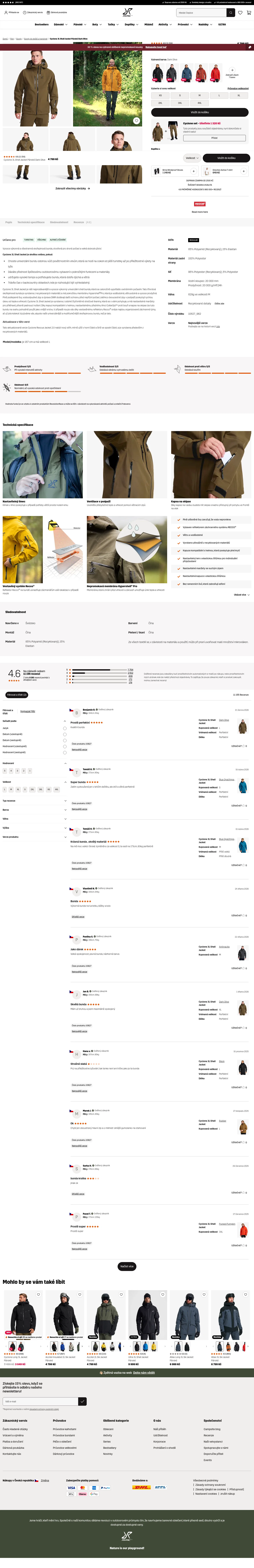 revolutionrace.cz/pani/bundy/svrchn%C3%AD-bundy/cyclone-3l-shell-jacket-men on desktop