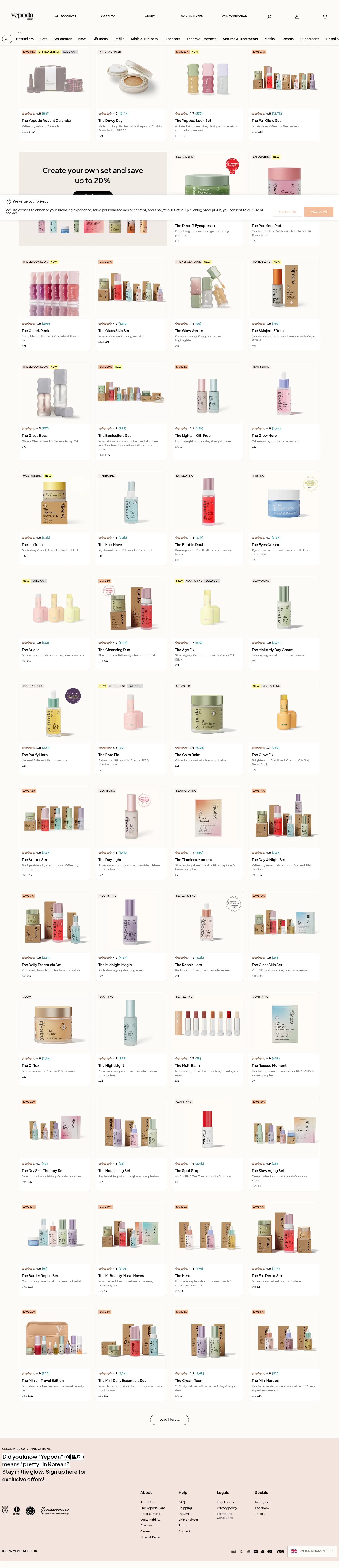 Yepoda landing page