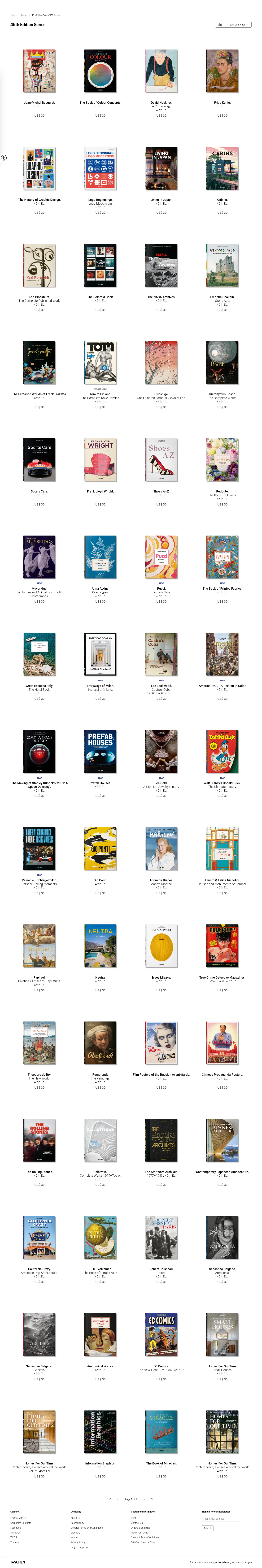 taschen.com/en/books/45th-edition-series on desktop