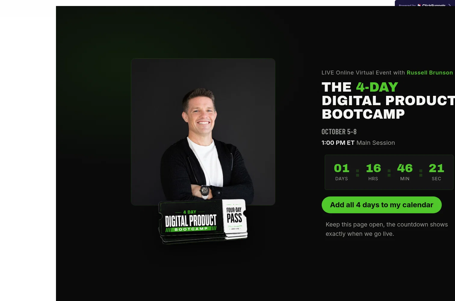 ClickFunnels landing page