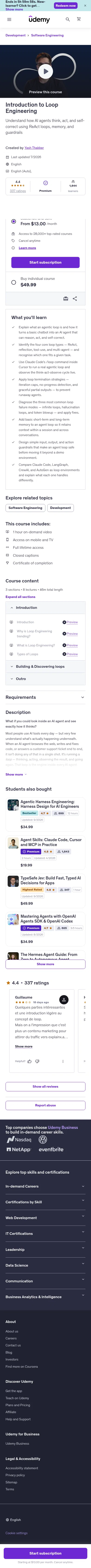 udemy.com/course/loop-engineering on mobile