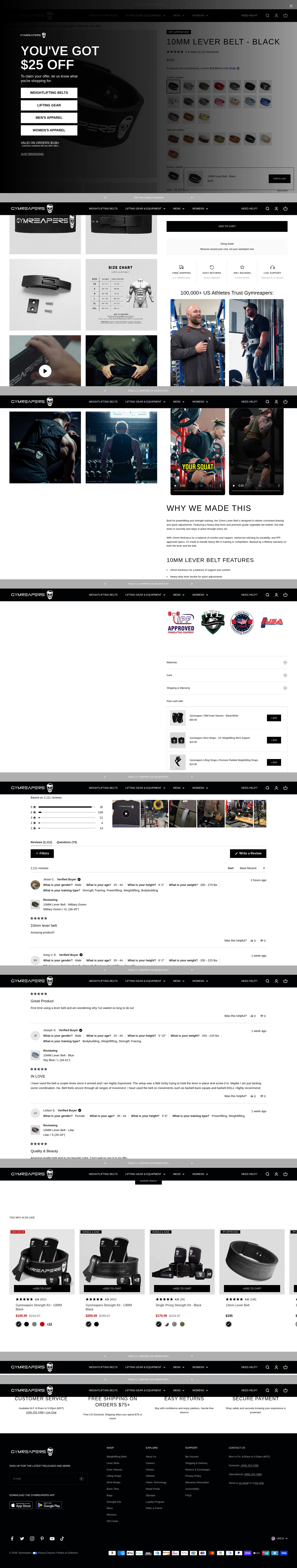 Gymreapers landing page