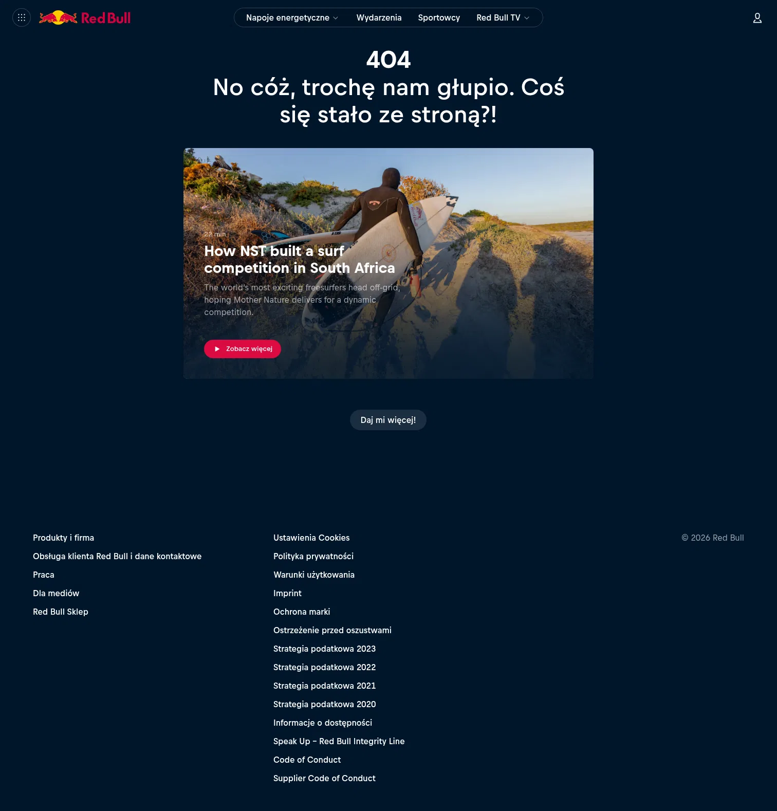 redbull.com/pl-pl/dawid-godziek-czlowiek-od-zadan-specjalnych%20%20 on desktop, full screenshot