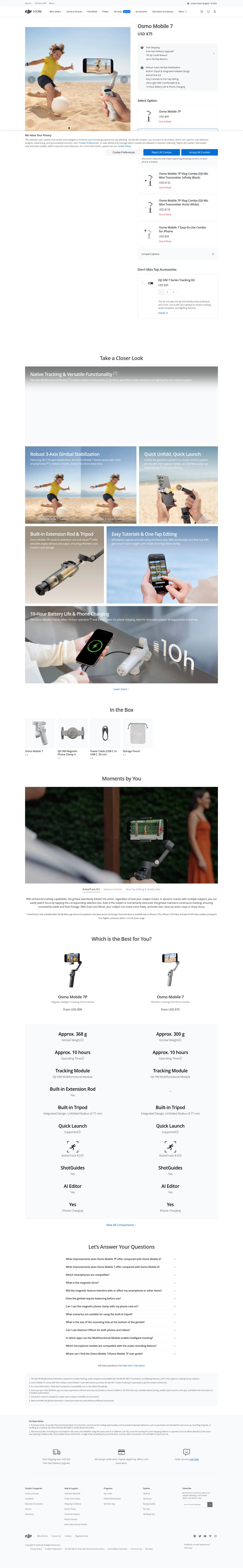 store.dji.com/product/osmo-mobile-7 on desktop