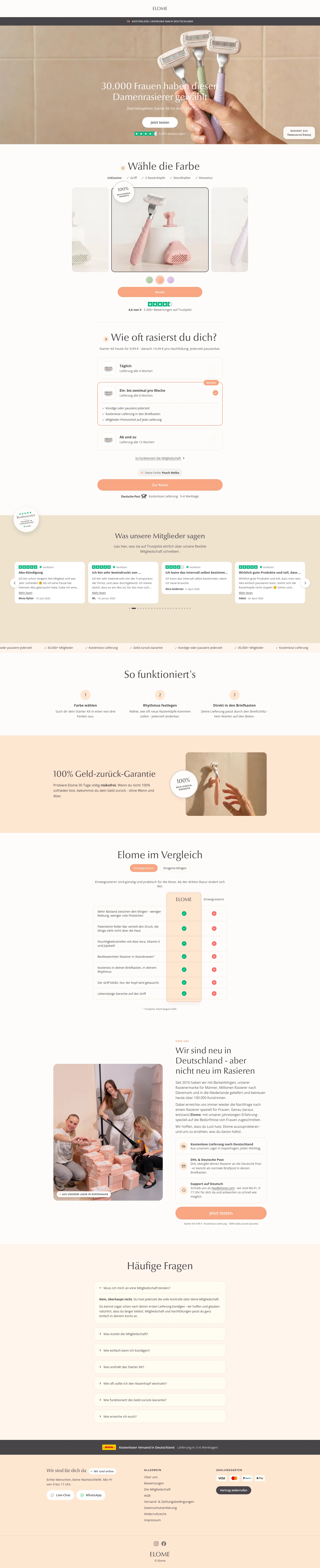 elome.com/de-de/campaigns/ab-aug-v1 on desktop