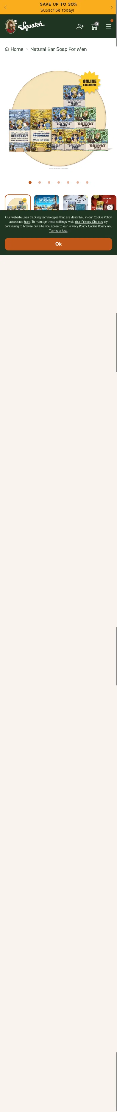 drsquatch.com/products/pirates-treasure-trove on mobile, full screenshot
