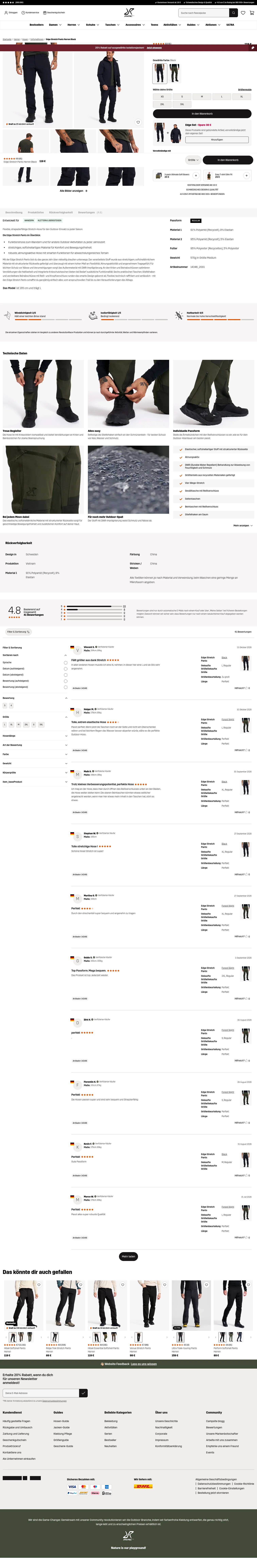 revolutionrace.de/herren/hosen/softshellhosen/edge-stretch-pants-men on desktop