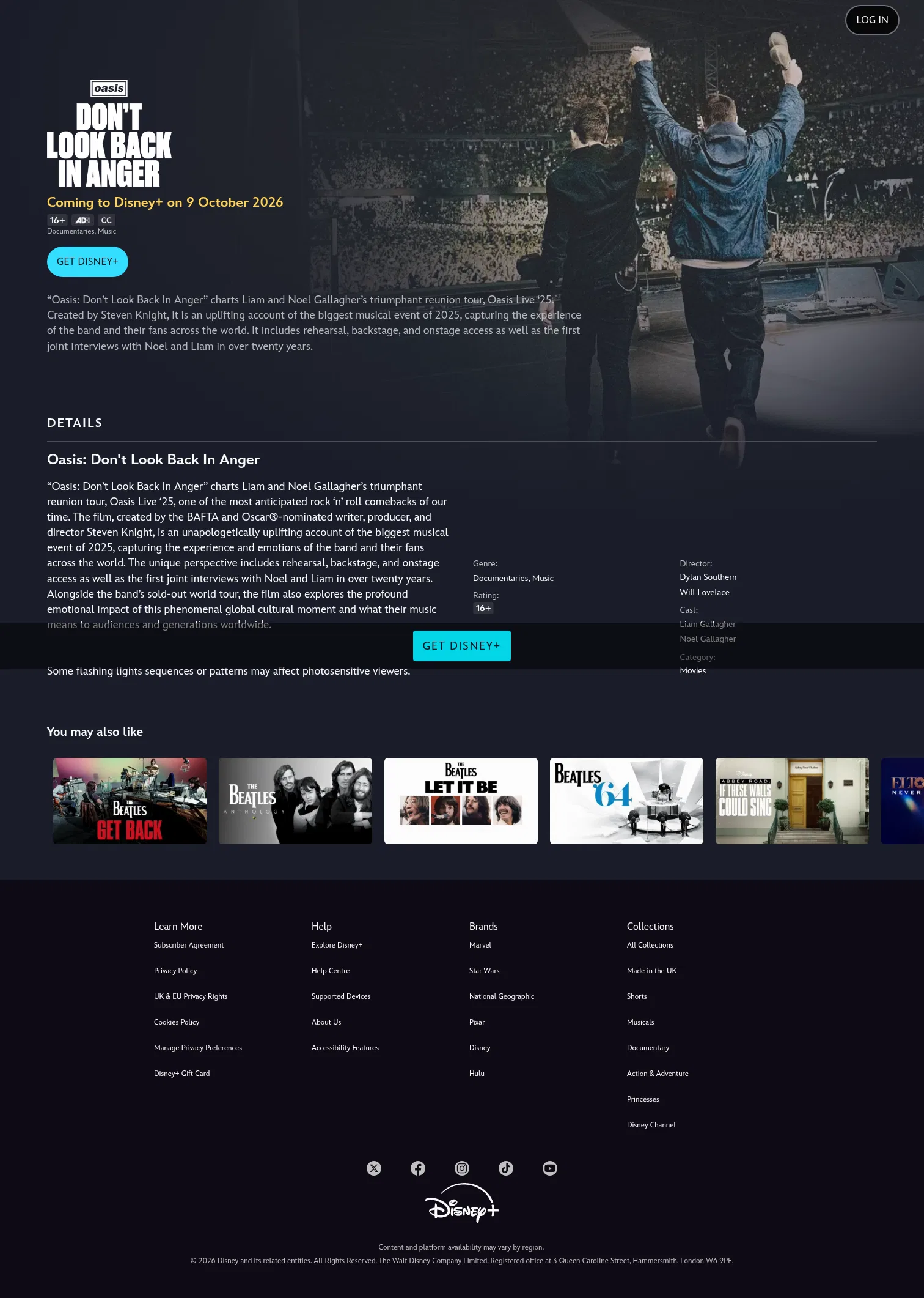 disneyplus.com/en-gb/browse/entity-09aa241f-b771-4323-a7ac-e2dae4f3782e on desktop, full screenshot