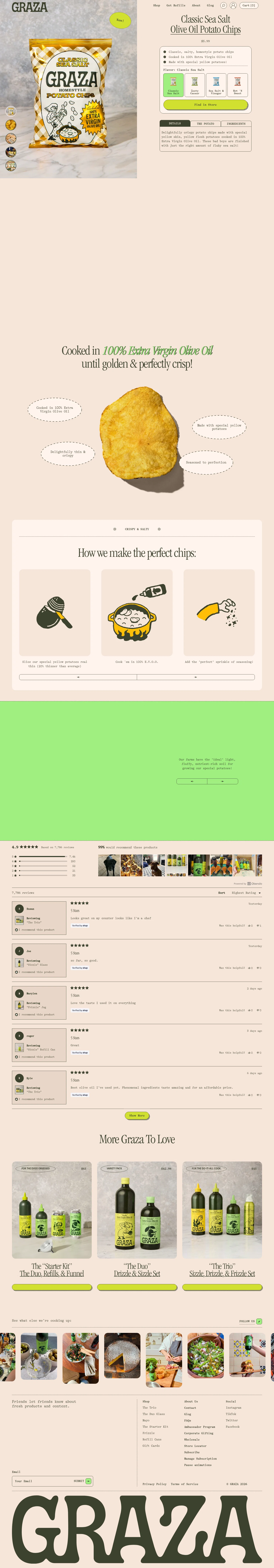 Graza landing page