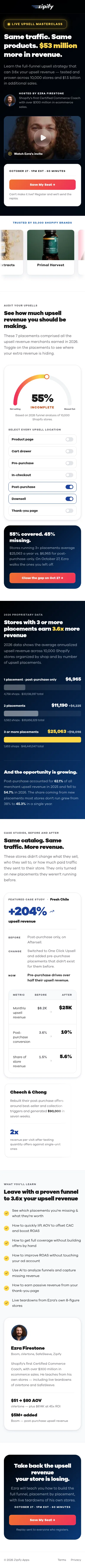 lp.zipify.com/upsell-masterclass-opt-in on mobile