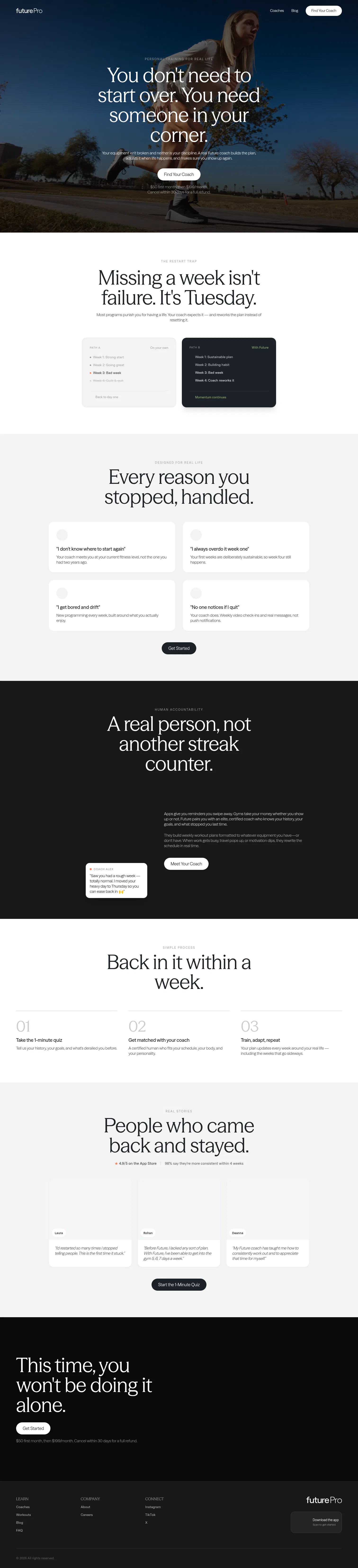 try.future.co/get-back-into-it on desktop, full screenshot