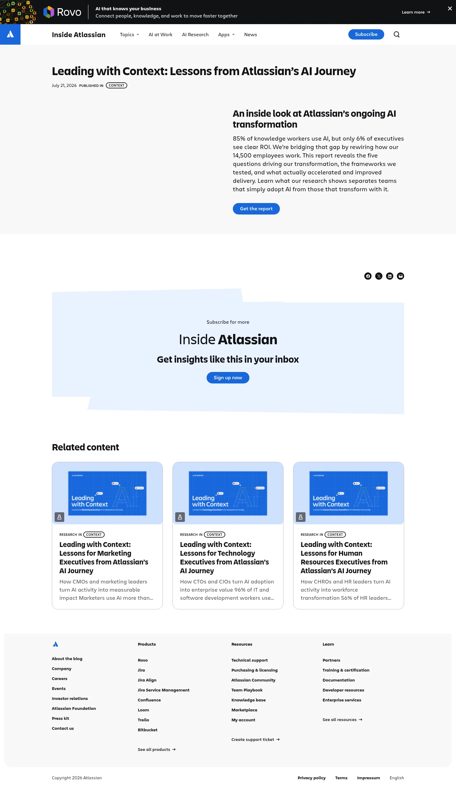 Trello landing page
