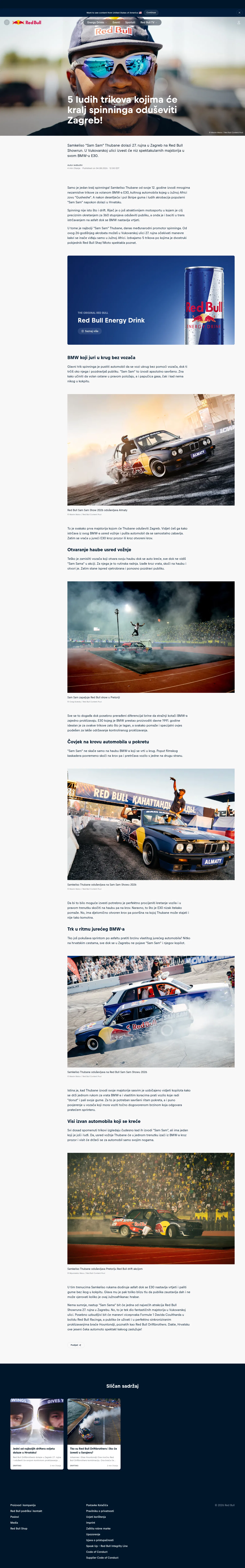 redbull.com/hr-hr/sam-sam-top-5-trikova-u-zagrebu on desktop, full screenshot