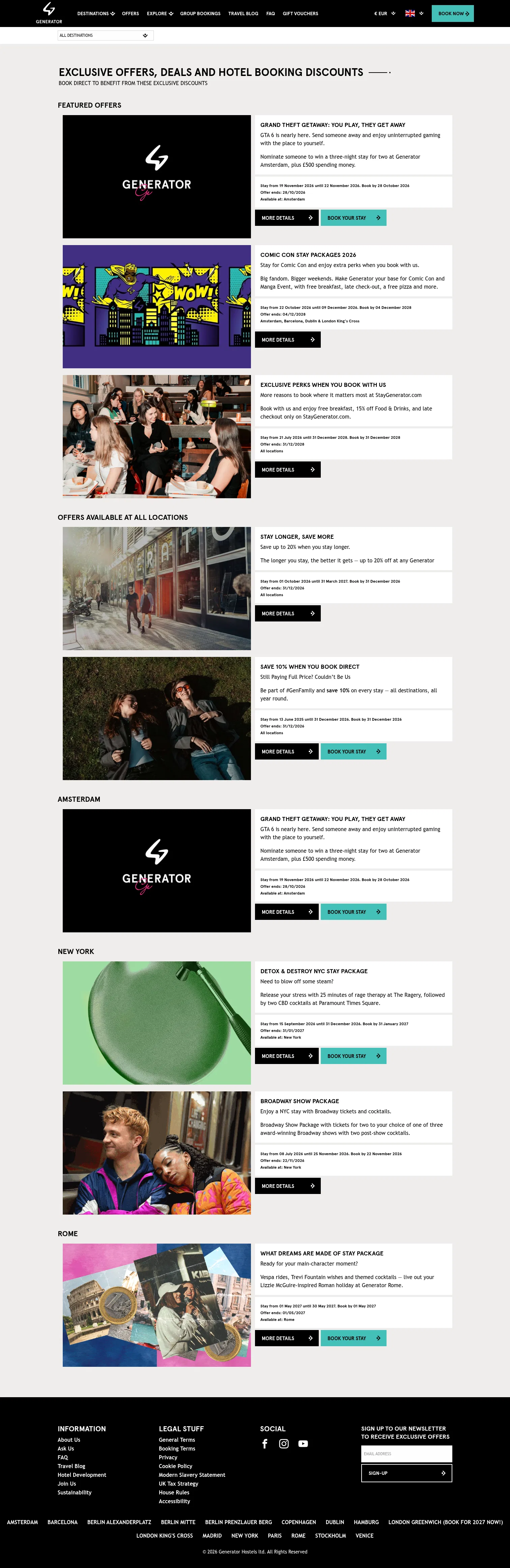 staygenerator.com/offers on desktop, full screenshot