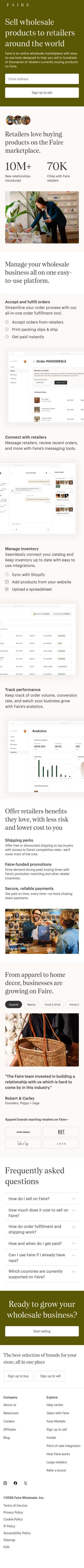 faire.com/brands on mobile