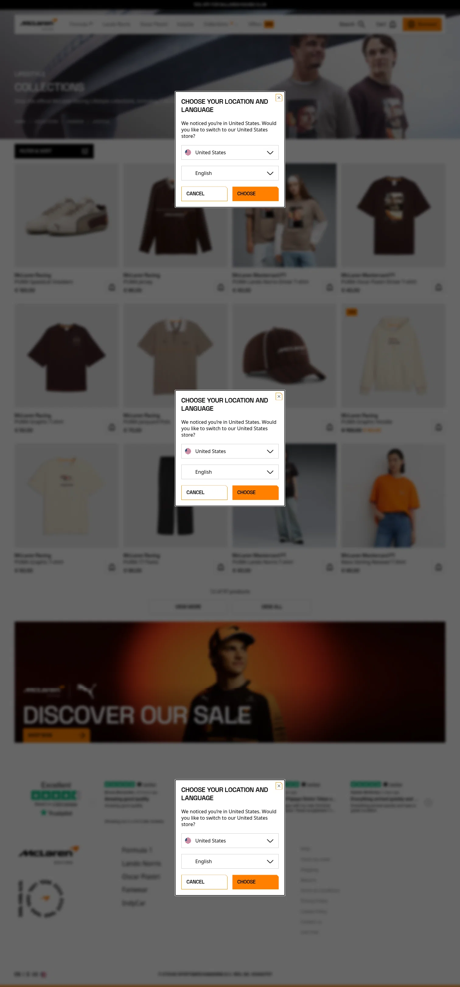 store.mclaren.com/en/collections/fanwear/lifestyle on desktop