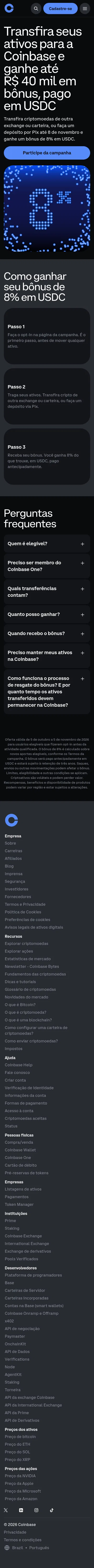 coinbase.com/pt-br/campaigns/aib-br on mobile, full screenshot