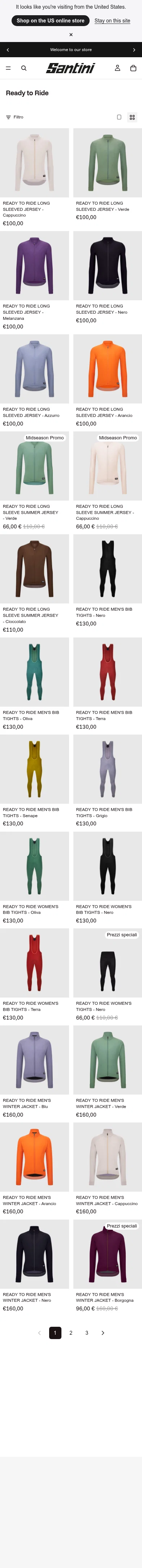 santinicycling.com/collections/ready-to-ride on mobile