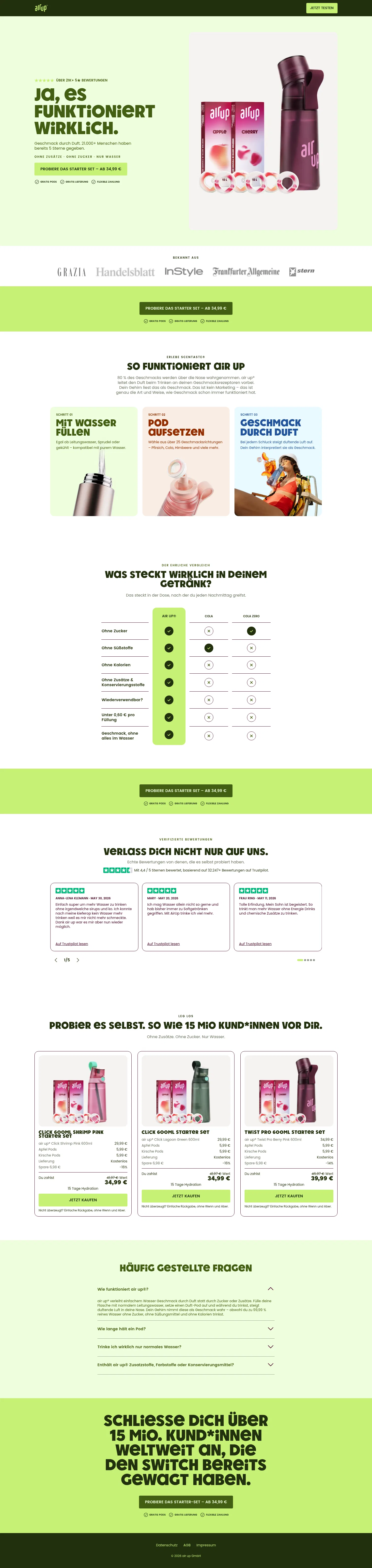 shop.air-up.com/de/de/pages/it-works on desktop, full screenshot