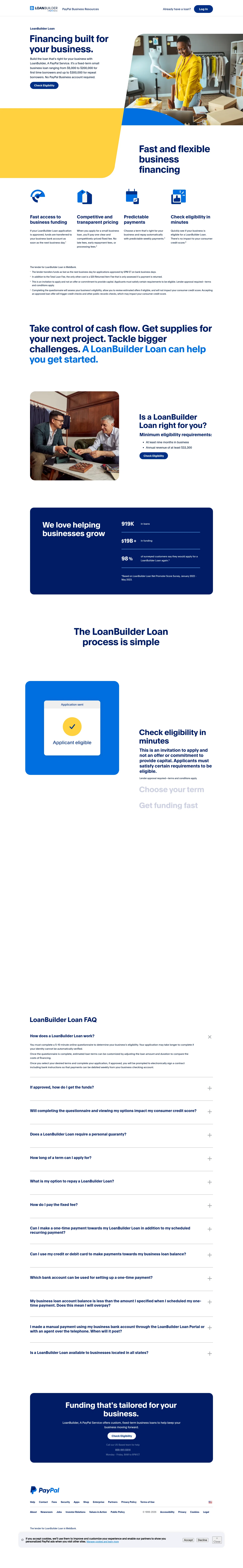 paypal.com/merchant-lending/loanbuilder/digital on desktop