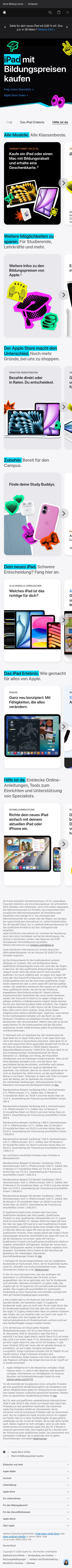 apple.com/de-edu/shop/buy-ipad on mobile