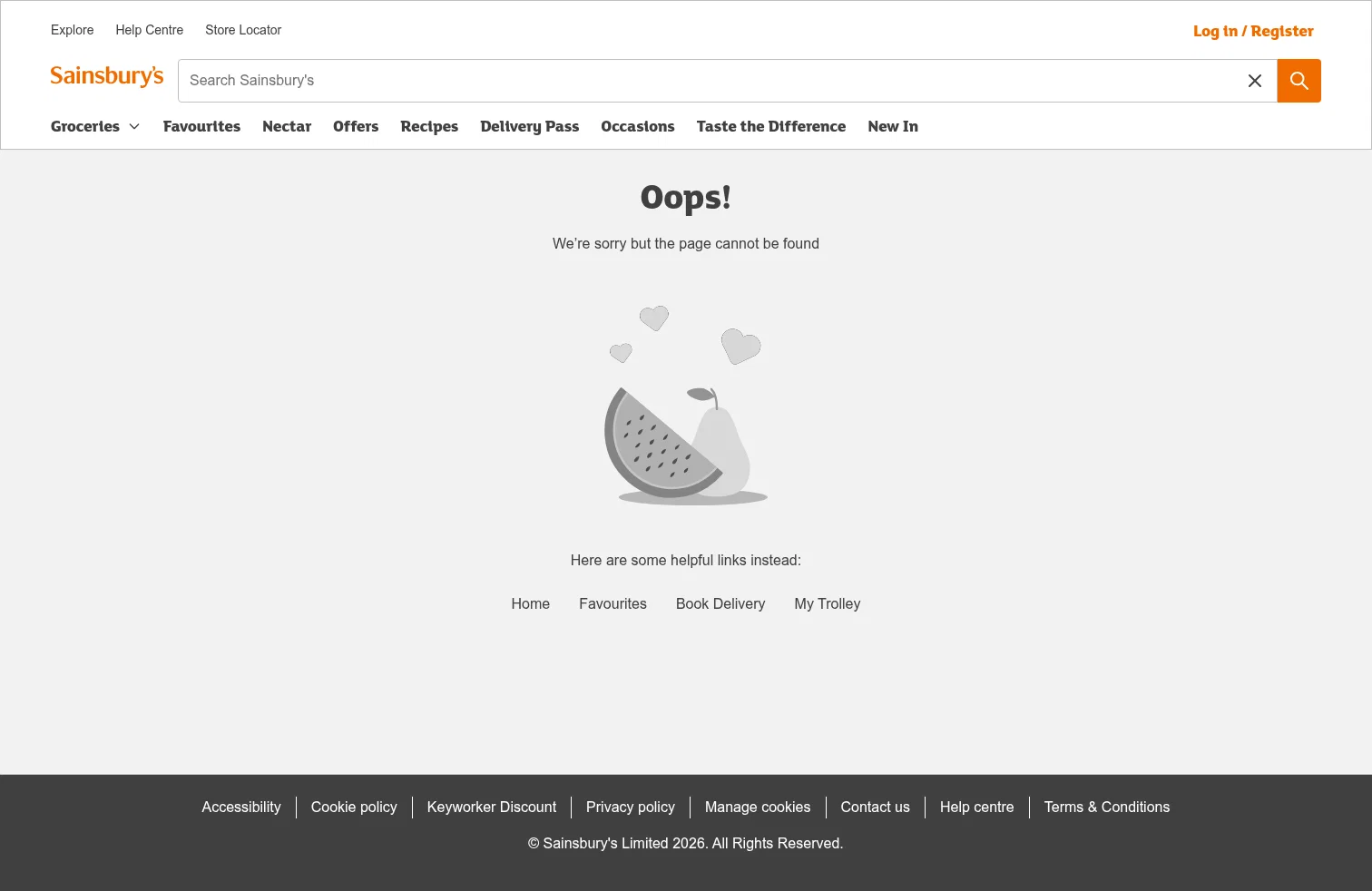 Gatorade landing page