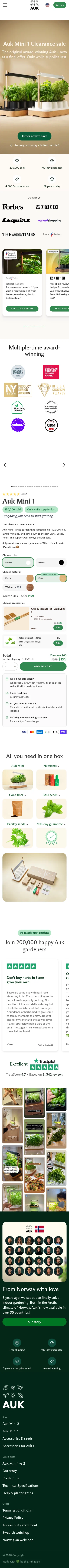 auk.com/pages/auk-mini-1-sale on mobile