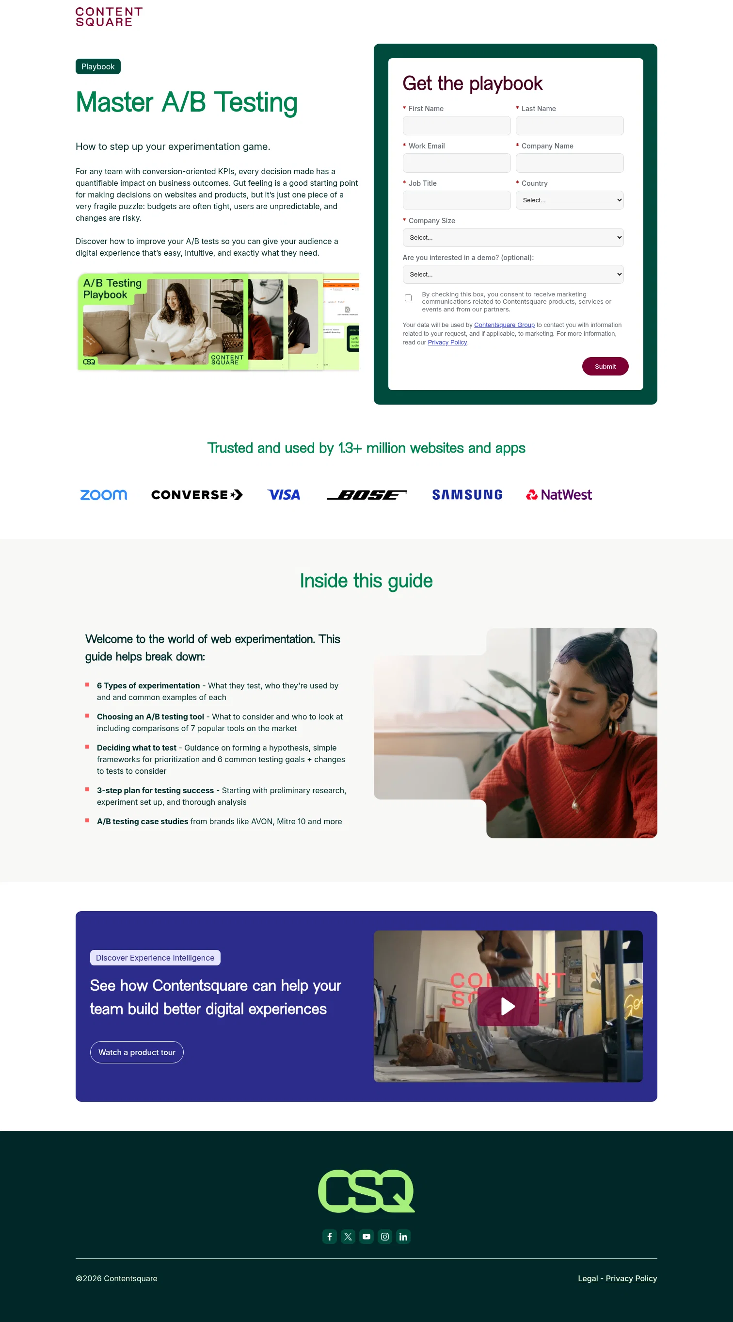 go.contentsquare.com/en/ab-testing on desktop