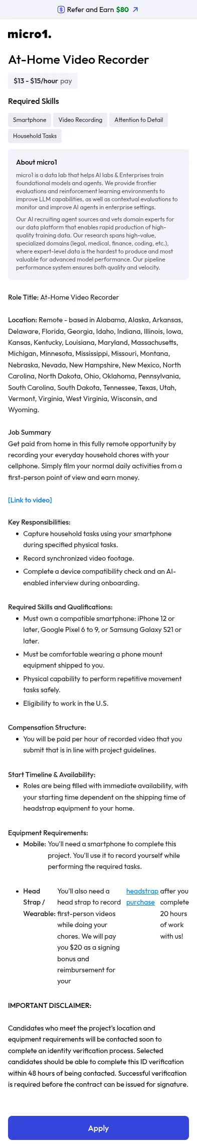 jobs.micro1.ai/post/0f435bd2-e7f0-4d24-9e32-de34b71c2a97 on mobile
