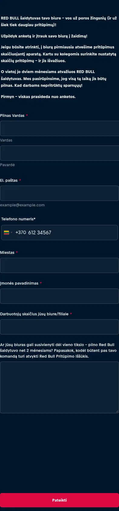 redbull.jotform.com/262671797949076 on mobile, full screenshot