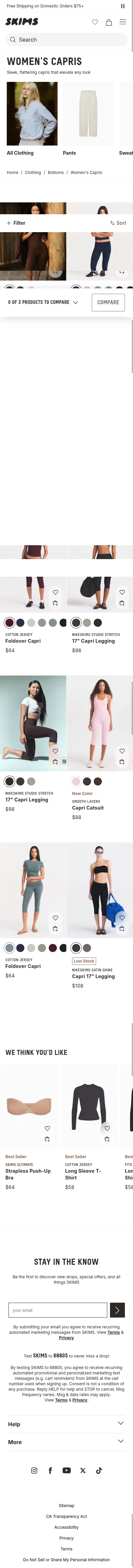 skims.com/collections/capris on mobile